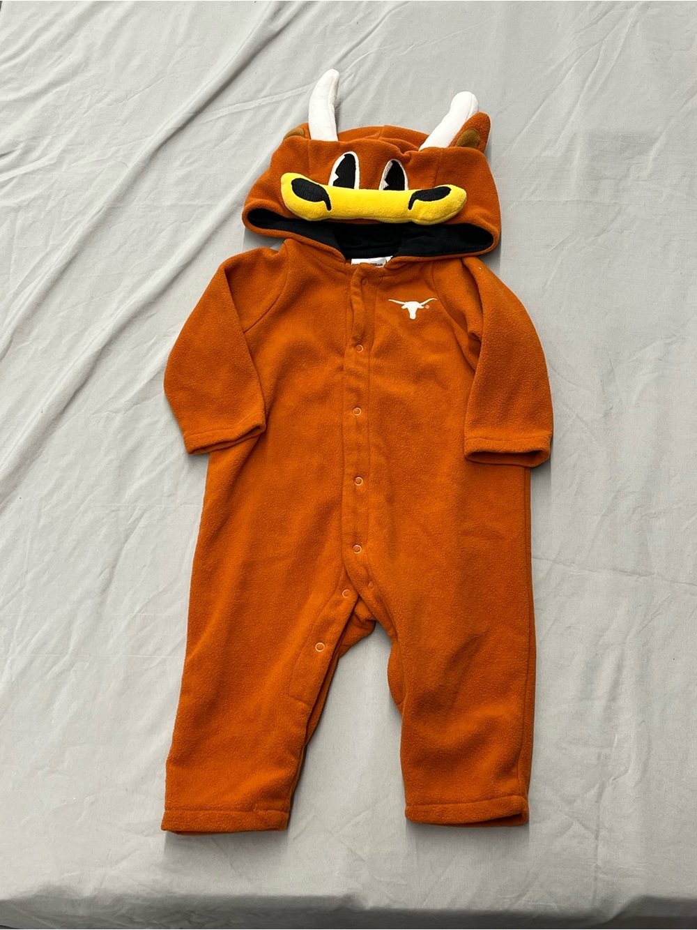 Texas Longhorns Infant Mascot Costume Romper Size 9 Months